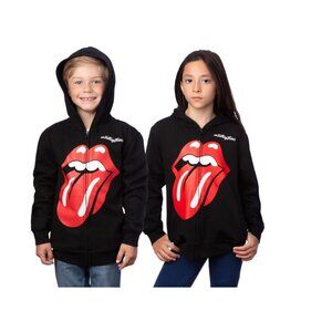 NEW! Rolling Stones Youth Zippered Hoodie, Youth Sizes M, L, XL Available